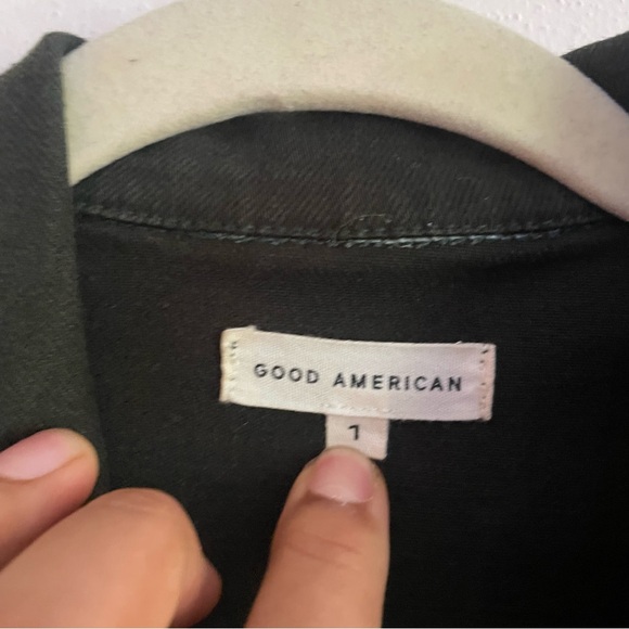 GOOD AMERICAN Moss Fit For Success Palazzo Jumpsuit
 Dark Green - Picture 7 of 10